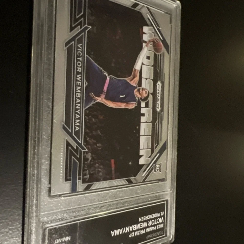 Panini Prizm Draft Picks Victor‎ Wembanyama RC #1 Silver TGA 8 NM-MT Widescreen - Picture 5 of 5